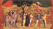 UCCELLO, Paolo Miracle of the Desecrated Host (Scene 4) aet china oil painting reproduction